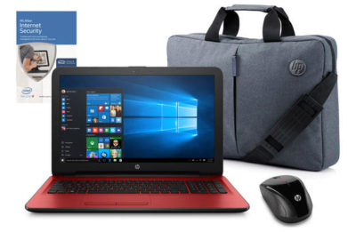 HP 15in Intel Pentium 8GB 2TB Red - Inc Bag, Mouse & McAfee